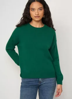 Pull Col Rond 100% Cachemire Green Mapoue Sud Express