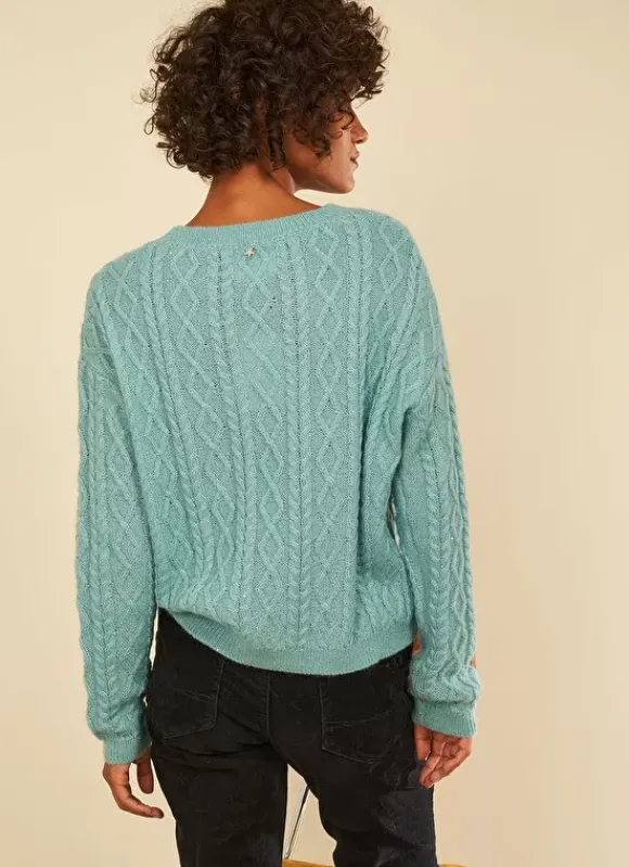 Pull Col Rond Avec Jeu De Torsades Neptune Madil Sud Express