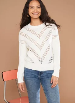 Pull Col Rond Ecru Maribelle Sud Express