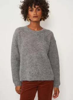 Pull Col Rond Gris Moncoeurox Sud Express