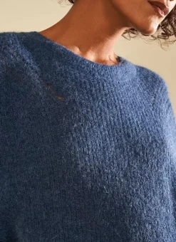 Pull Col Rond Indigo Moncoeuro Sud Express