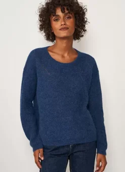 Pull Col Rond Indigo Moncoeuro Sud Express