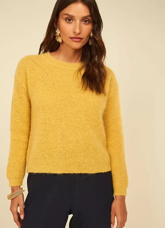 Pull Col Rond Jaune Moncoeurox Sud Express