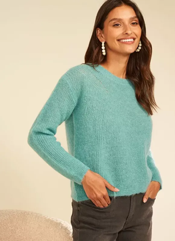 Pull Col Rond Mint Moncoeuro Sud Express