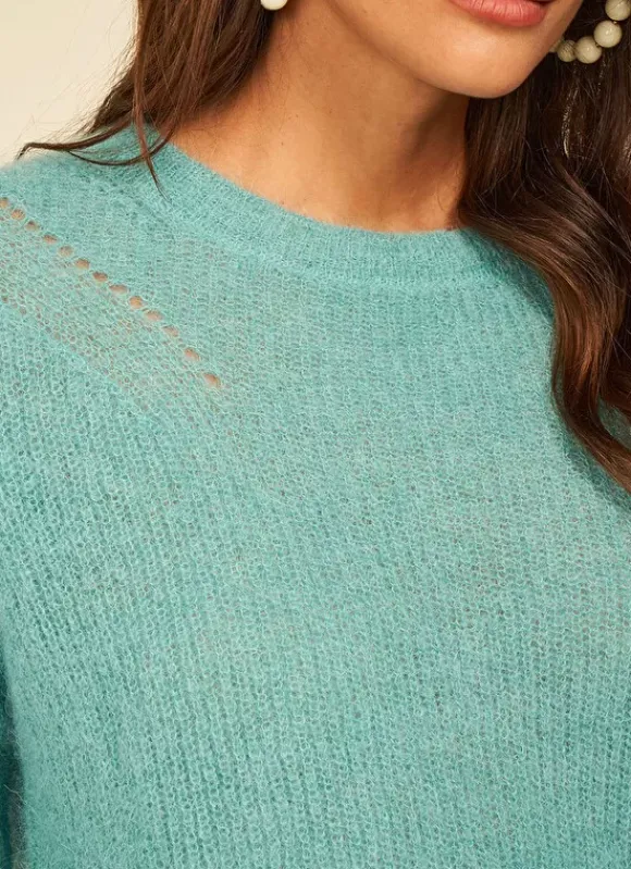 Pull Col Rond Mint Moncoeuro Sud Express