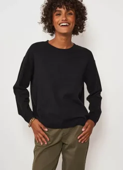 Pull Col Rond Noir Melaniae Sud Express