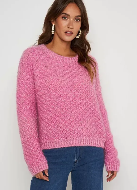 Pull Col Rond Rose Mozere Sud Express