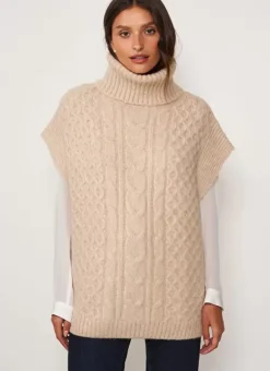 Pull Col Roule Beige Chine Mishapi Sud Express