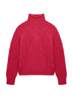 Pull Col Roule Framboise Mizabak Sud Express