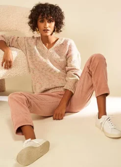 Pull Col V A Sequins Poudre Marissa Sud Express