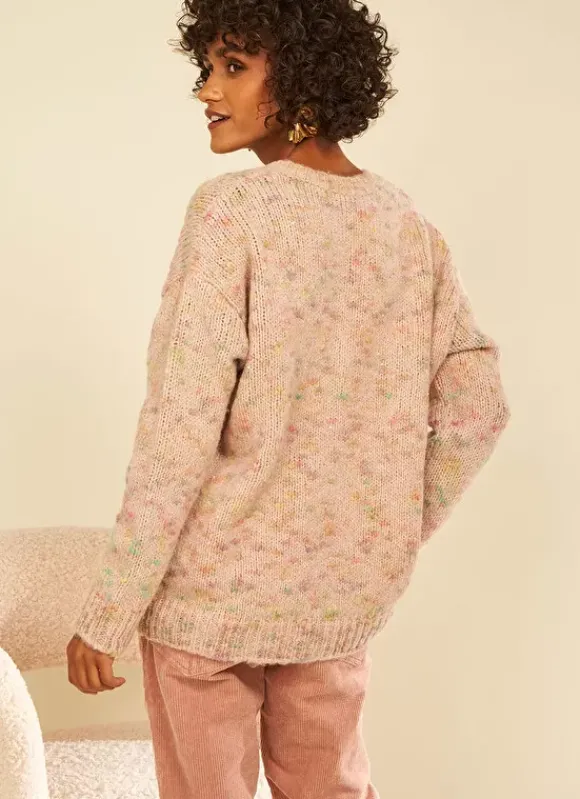 Pull Col V A Sequins Poudre Marissa Sud Express