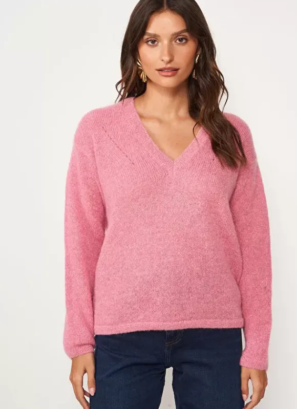 Pull Col V En Mohair Malabar Mannakayx Sud Express