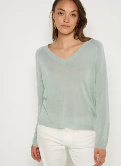 Pull Col V Irise Amande Madeleine Sud Express