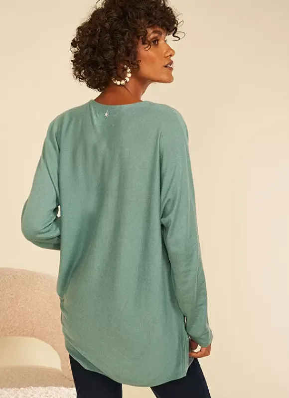Pull Col V Sans Emmanchures Amande Maboutou Sud Express