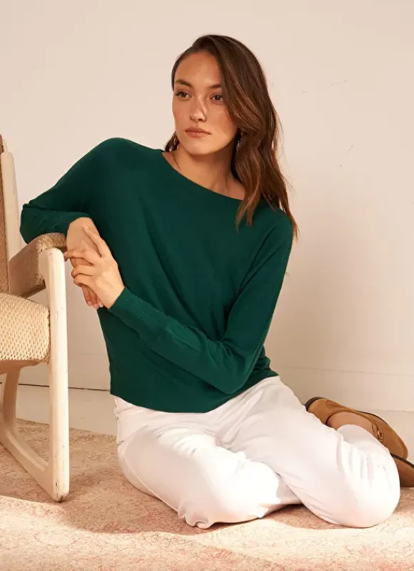 Pull Court A Col Bateau Bouteille Moanae Sud Express