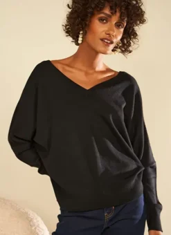 Pull Details Bijoux Noir Gonamo Sud Express