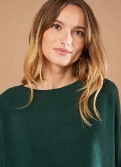 Pull Pur Cachemire Basilic Monna Sud Express