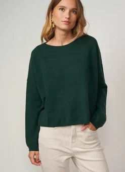 Pull Pur Cachemire Basilic Monna Sud Express