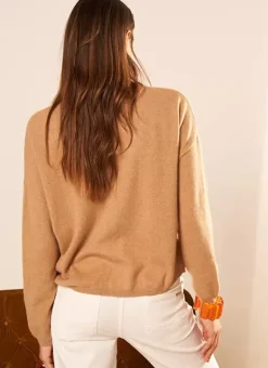 Pull Pur Cachemire Camel Monna Sud Express