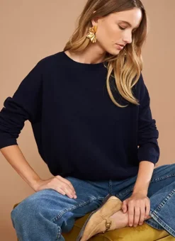 Pull Pur Cachemire Marine Monna Sud Express