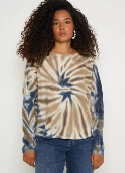 Pull Tie&Dye 100% Cachemire Kaki Marcopi Sud Express