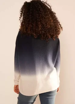 Pull Tie&Dye 100% Cachemire Marine Monjack Sud Express