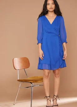 Robe Cache-Coeur A Manches Longues Neon Rokima Sud Express