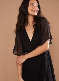 Robe Courte Elegante Noir Rachibi Sud Express