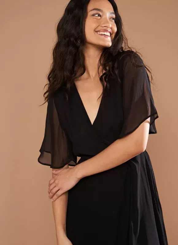 Robe Courte Elegante Noir Rachibi Sud Express