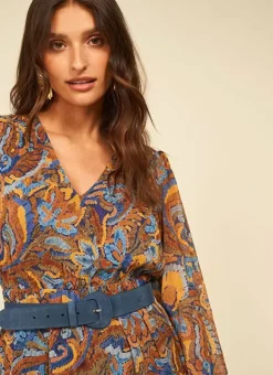 Robe Courte Imprimee Indigo Ragatha Sud Express