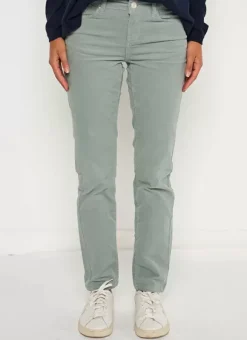 Slim En Velours Cotele Amande Pasha Sud Express