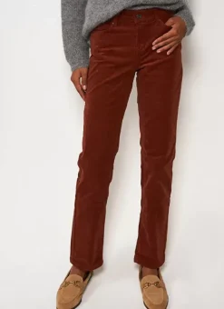 Slim En Velours Cotele Brique Pasha Sud Express