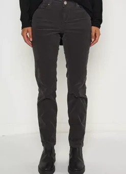 Slim En Velours Cotele Plomb Pasha Sud Express