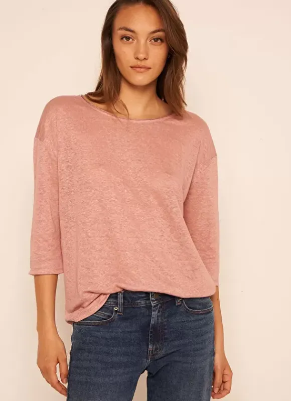 Tee-Shirt Basique Rose Tonia Sud Express