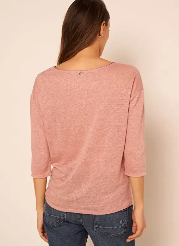 Tee-Shirt Basique Rose Tonia Sud Express