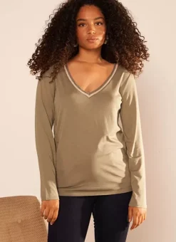Tee-Shirt Manches Longues Kaki Tabilo Sud Express