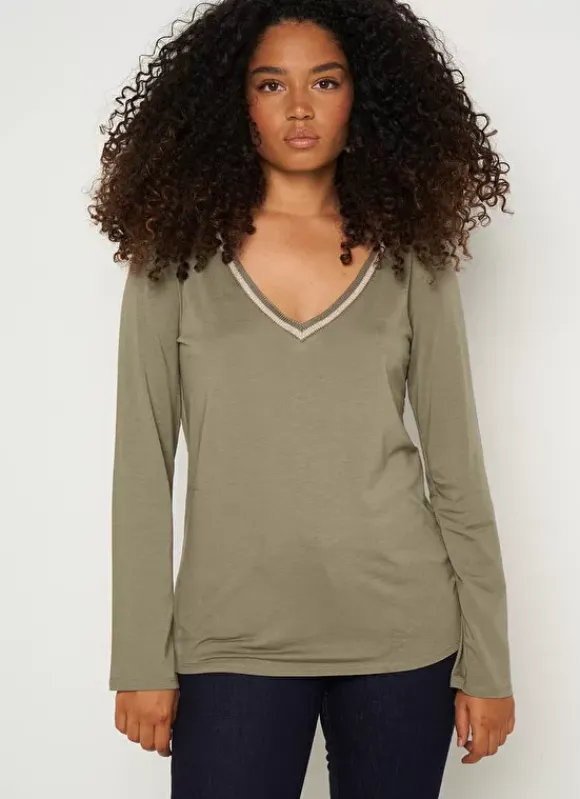 Tee-Shirt Manches Longues Kaki Tabilo Sud Express