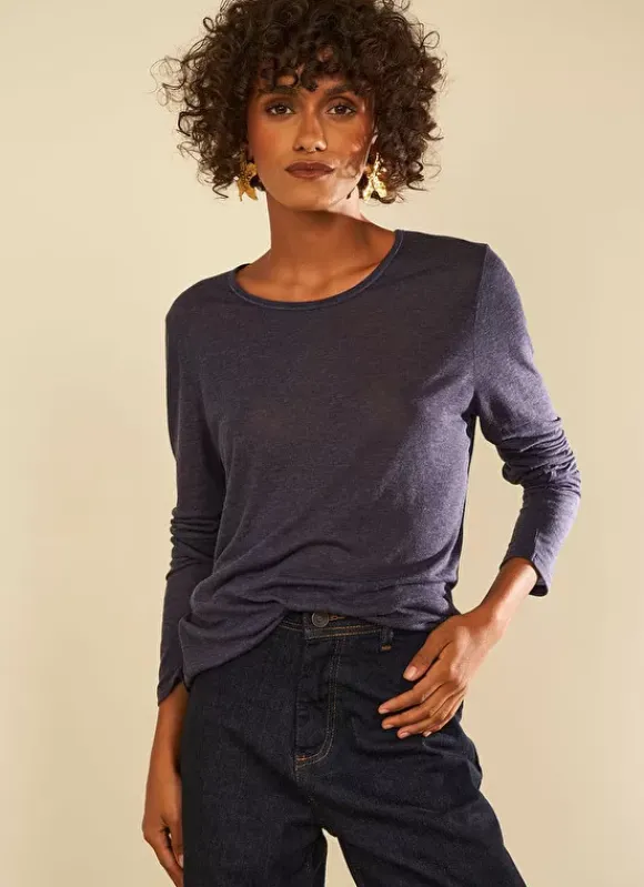 Tee-Shirt Manches Longues Indigo Turiane Sud Express