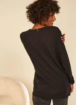 Tee-Shirt Manches Longues Noir Tassina Sud Express