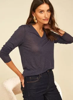 Tee-Shirt Manches Longues Indigo Tassina Sud Express