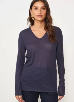 Tee-Shirt Manches Longues Indigo Tassina Sud Express