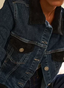 Veste Jean Bi Matiere Medium Stone Vaina Sud Express
