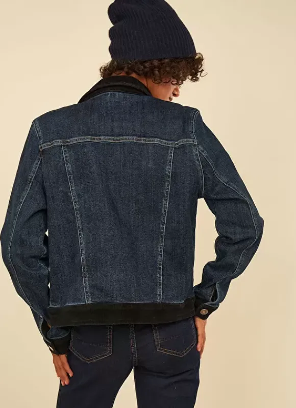 Veste Jean Bi Matiere Medium Stone Vaina Sud Express