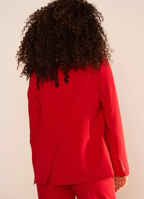Veste Tailleur Rouge Vedena Sud Express