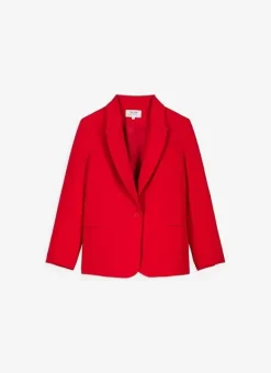 Veste Tailleur Rouge Vedena Sud Express